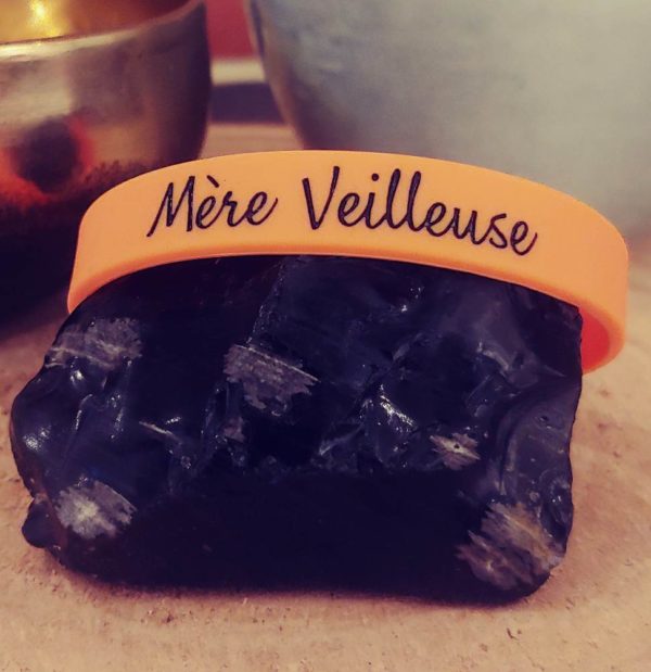 Bracelets positive attitude : Mère Veilleuse orange