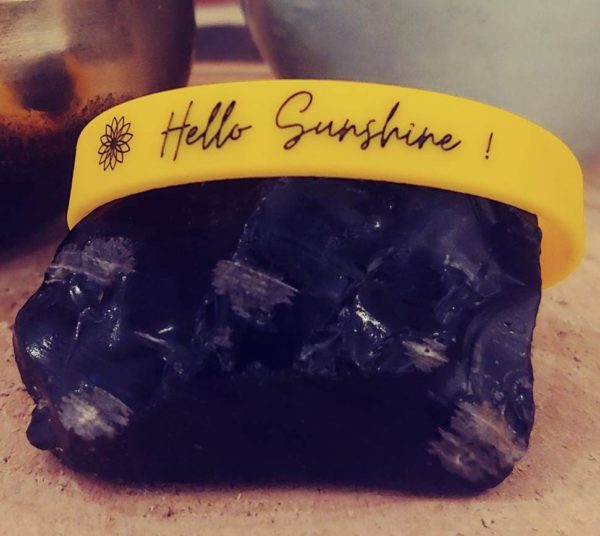 Bracelets positive attitude : Hello SUnshine - jaune